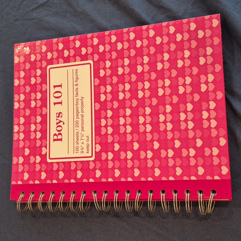 Claire's Boys 101 Spiral Notebook NEW
